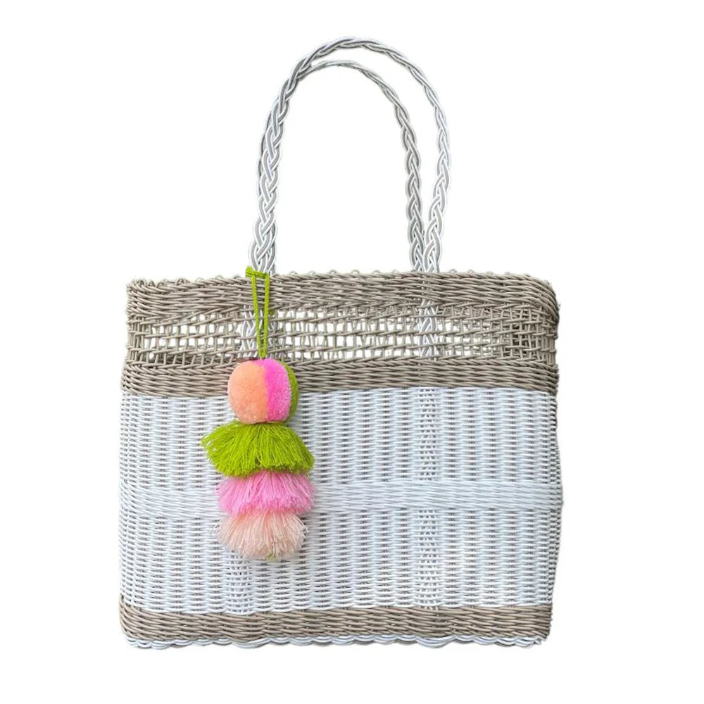 COASTAL NET CITRON TOTE