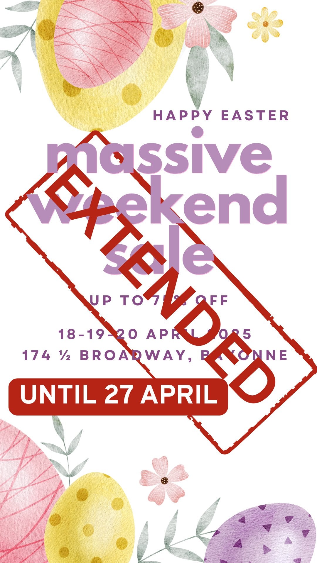 Massive Spring Sale!