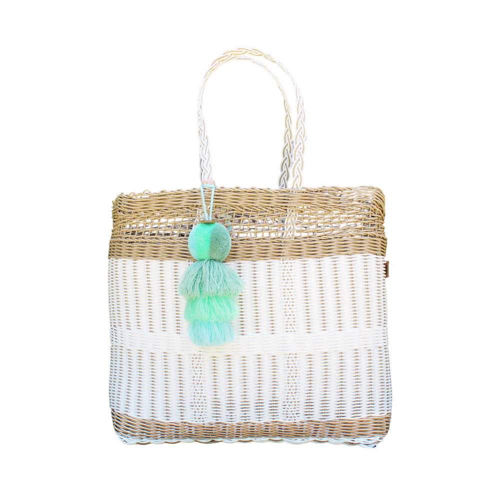 COASTAL NET CITRON TOTE